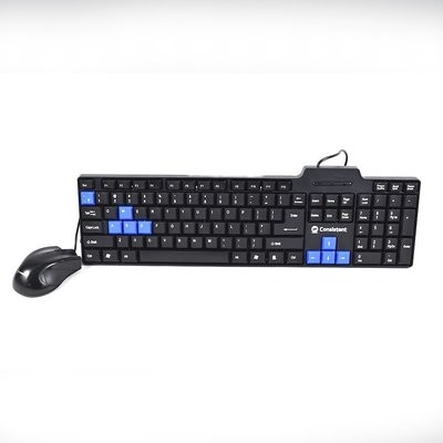 Consistent USB Wired Keyboard and Mouse -Combo Pack
