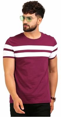 AELO Men&#39;s Cotton T Shirt-(Amt1020-Pn)