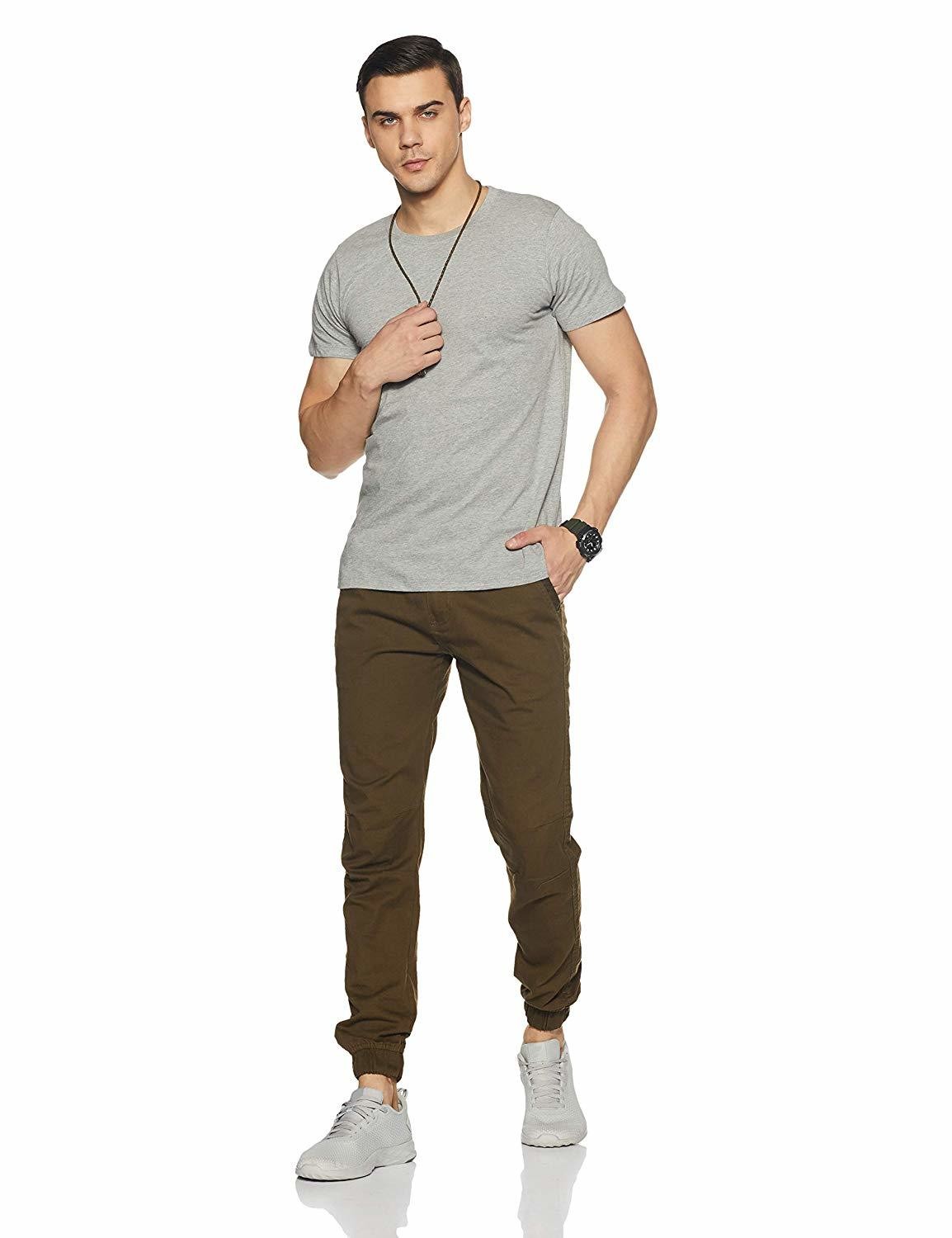 Chromozome Men&#39;s Plain Regular Fit T-Shirt (Pack of 3)
