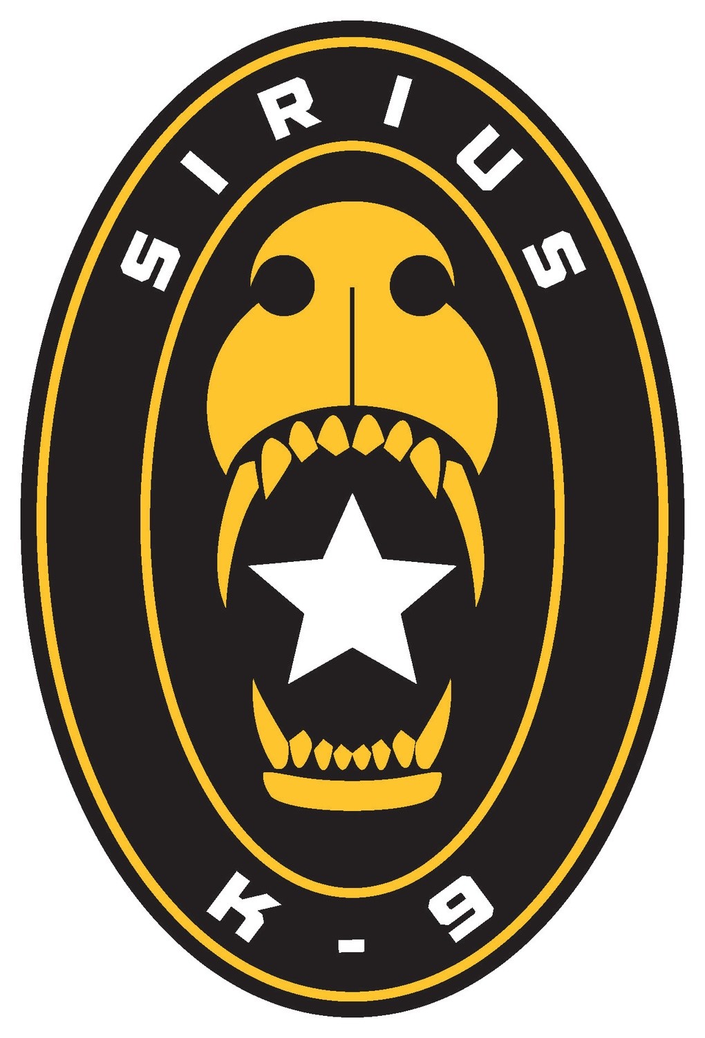 Sirius K9 Decal