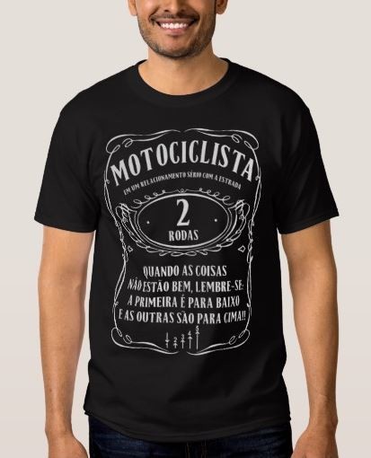 camiseta motociclista