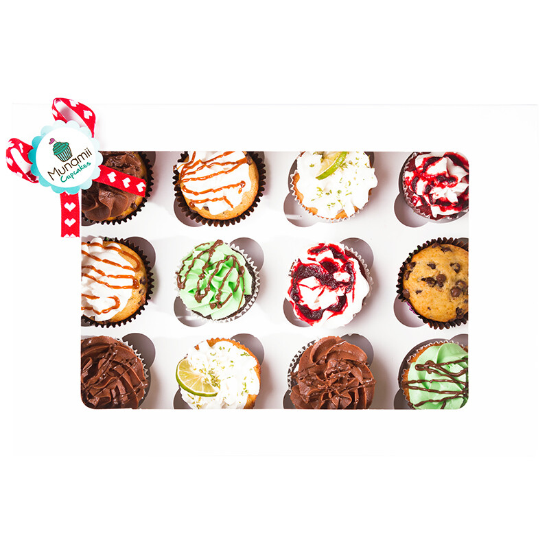 Caja 12 cupcakes