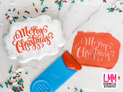 “Merry Christmas” 2020 Silkscreen Stencil 