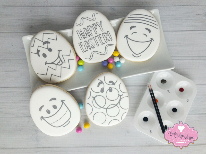 “Easter Egg PYO” Set of 5 Silkscreen Stencils 