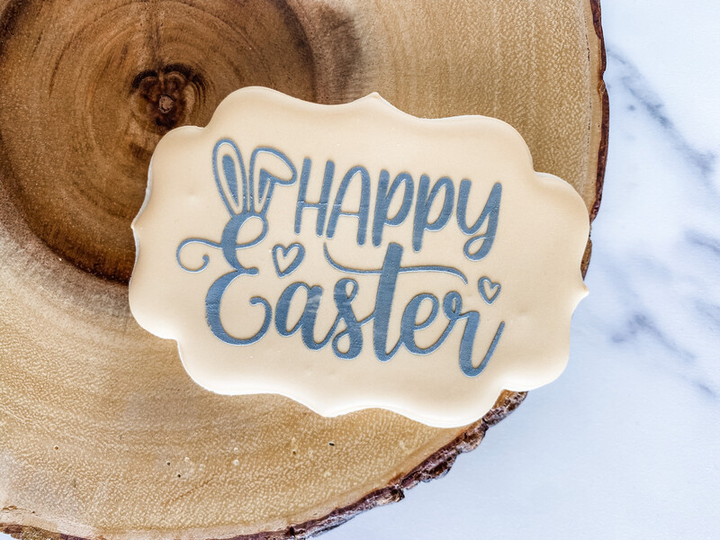 “Happy Easter” 2022 Silkscreen Stencil 
