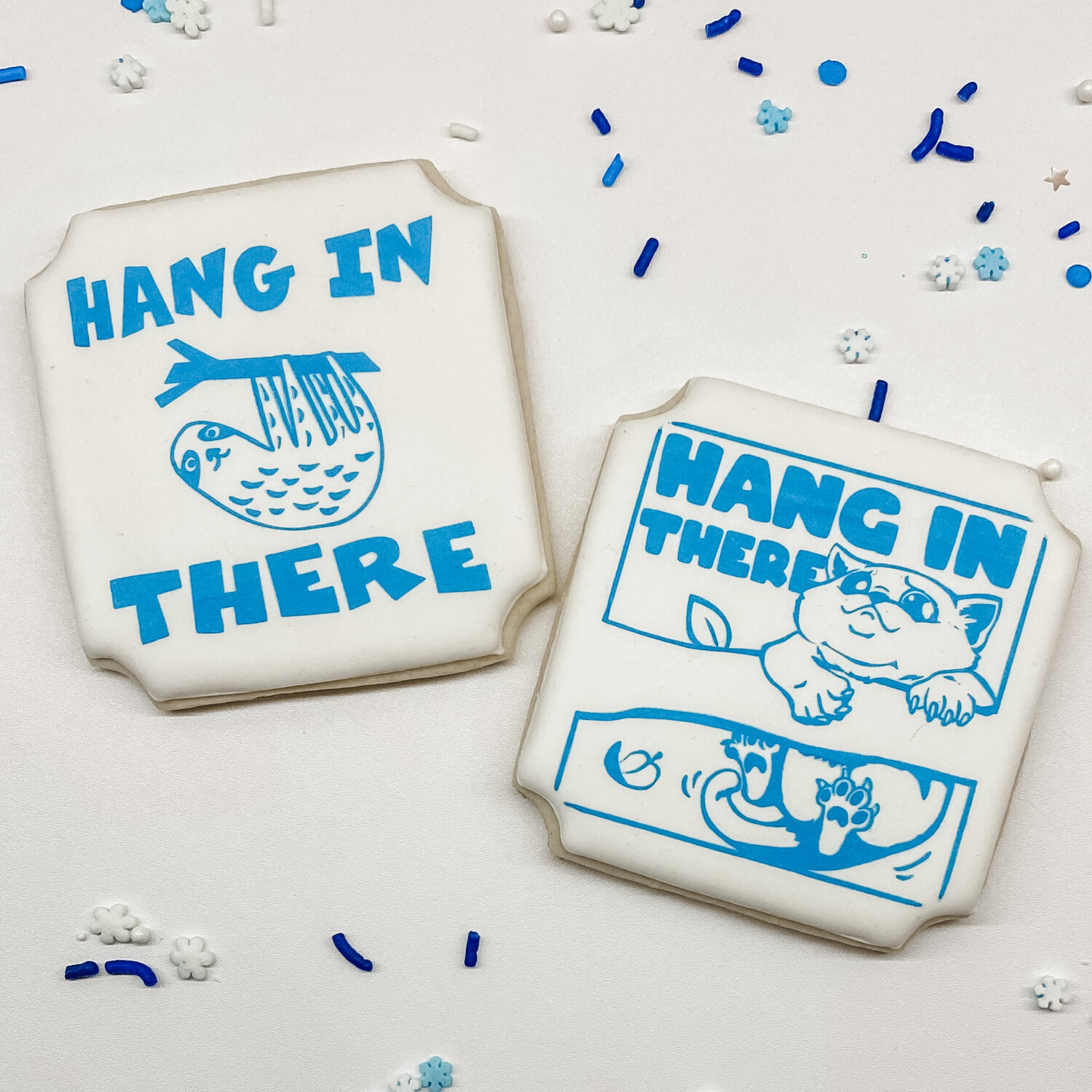 &quot;Hang in There&quot; Silkscreen Stencil