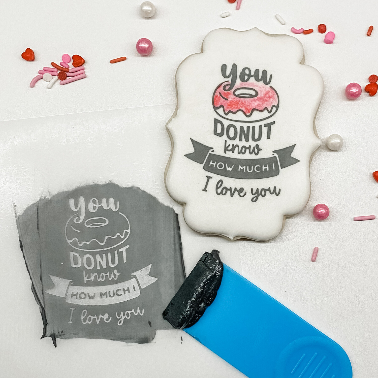 &quot;Donut You Know&quot; Silkscreen Stencil