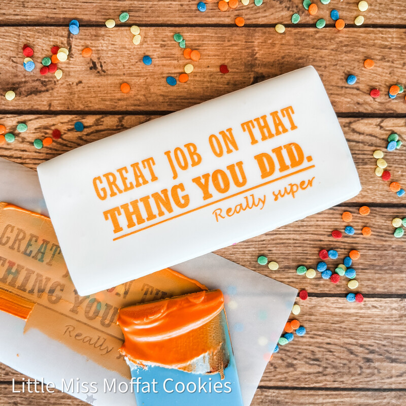&quot;Great Job&quot; Silkscreen Stencil