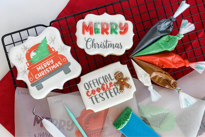 &quot;Traditional Christmas&quot; Silkscreen Stencils