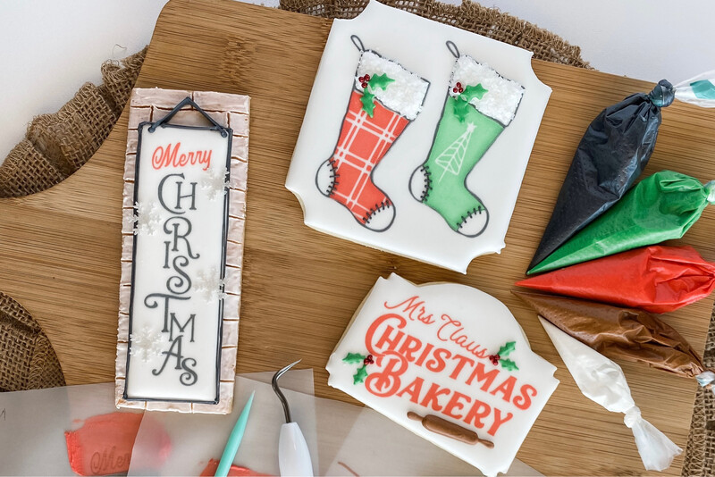 &quot;Farmhouse Christmas&quot; Silkscreen Stencils
