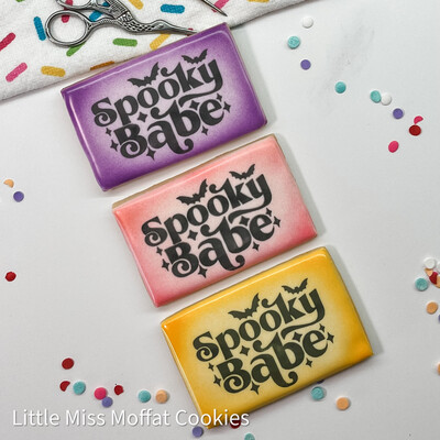 "Spooky Babe" Silkscreen Stencil