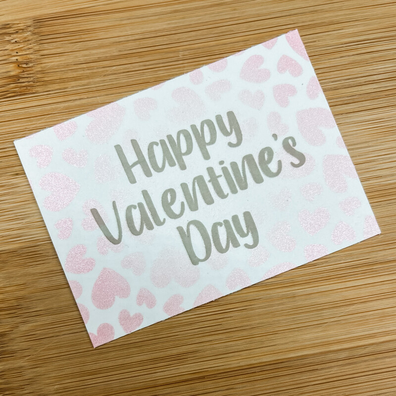 &quot;Happy Valentine’s Day&quot; Silkscreen Stencil