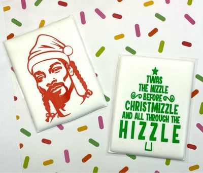 &quot;Snoop Holiday&quot; Silkscreen Stencils