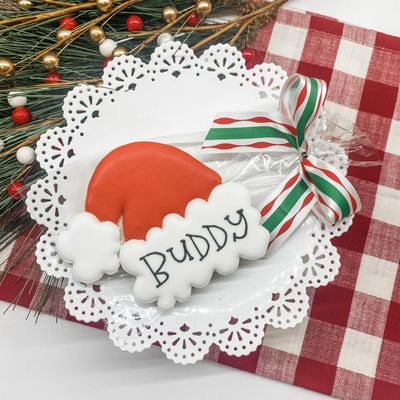 Personalized Santa Hat, Bagged With A Bow