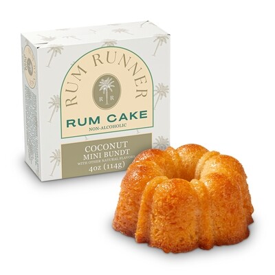 Rum Runner Coconut 4 oz. Bundt Cake