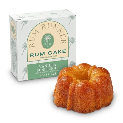 Rum Runner Vanilla 4 oz. Bundt Cake