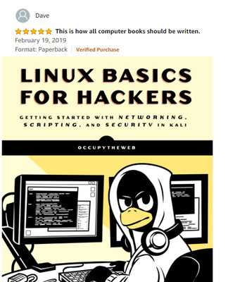 Autographed Copy of Linux Basics for Hackers
