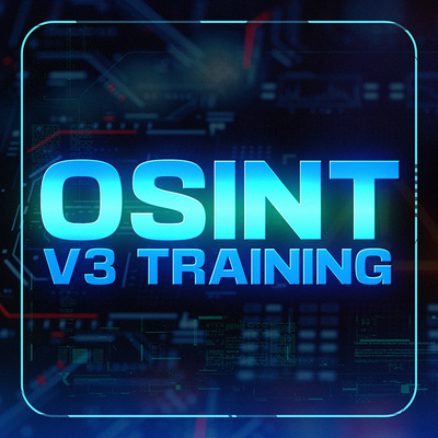 Open Source Intelligence v3 training videos