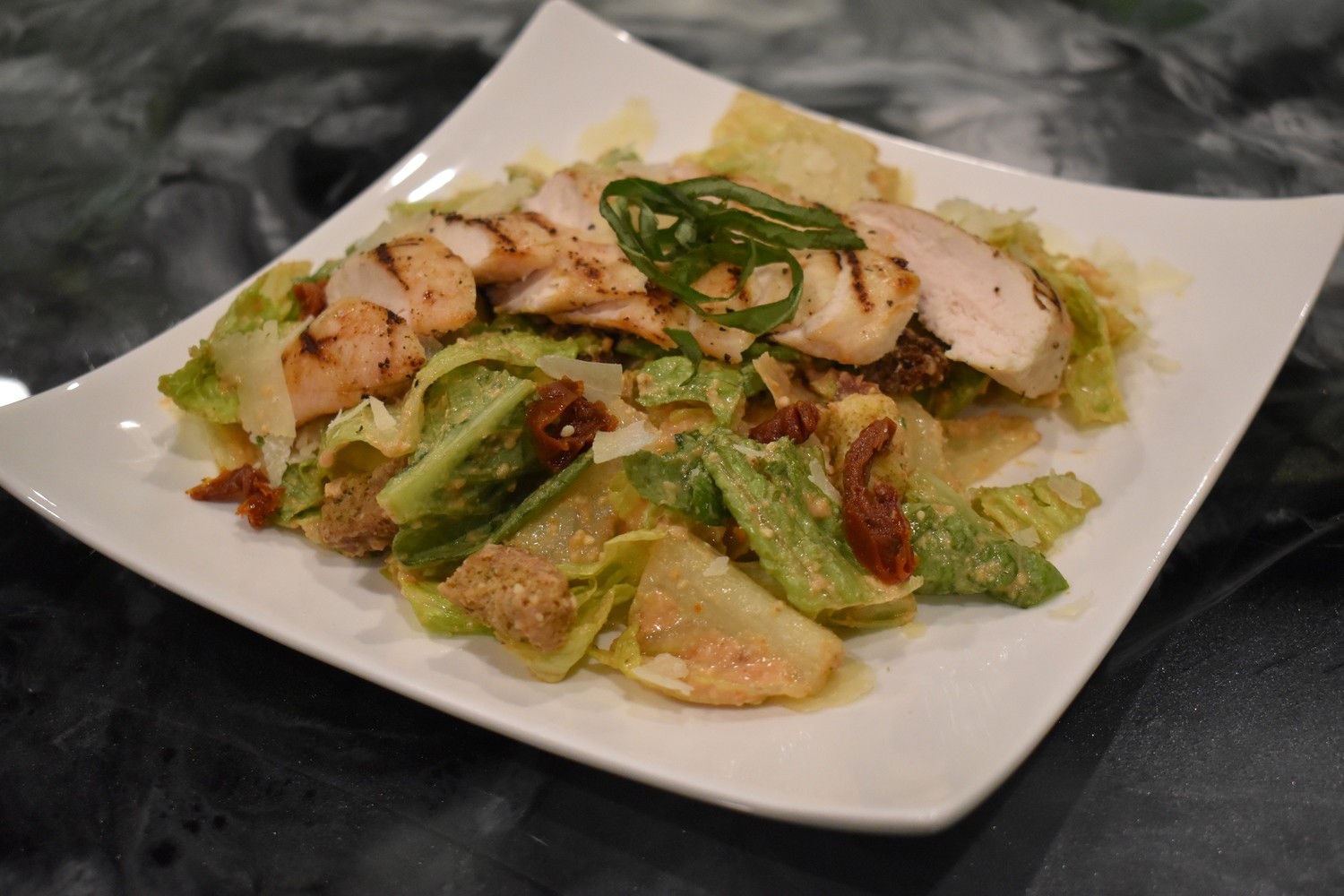 Sun Dried Tomato Caesar Salad
