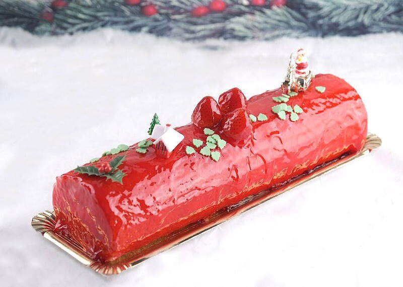 Brazo de fresas con nata - 12 raciones