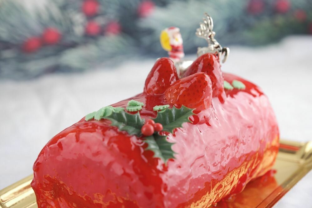 Brazo de fresas con nata - 6 raciones