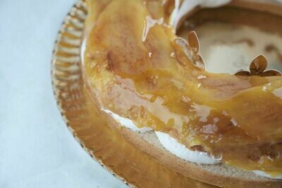 Roscón de Nata y yema tostada
