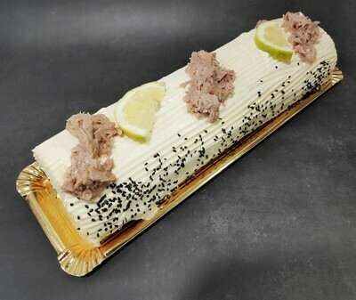 Brazo de atún con pimientos