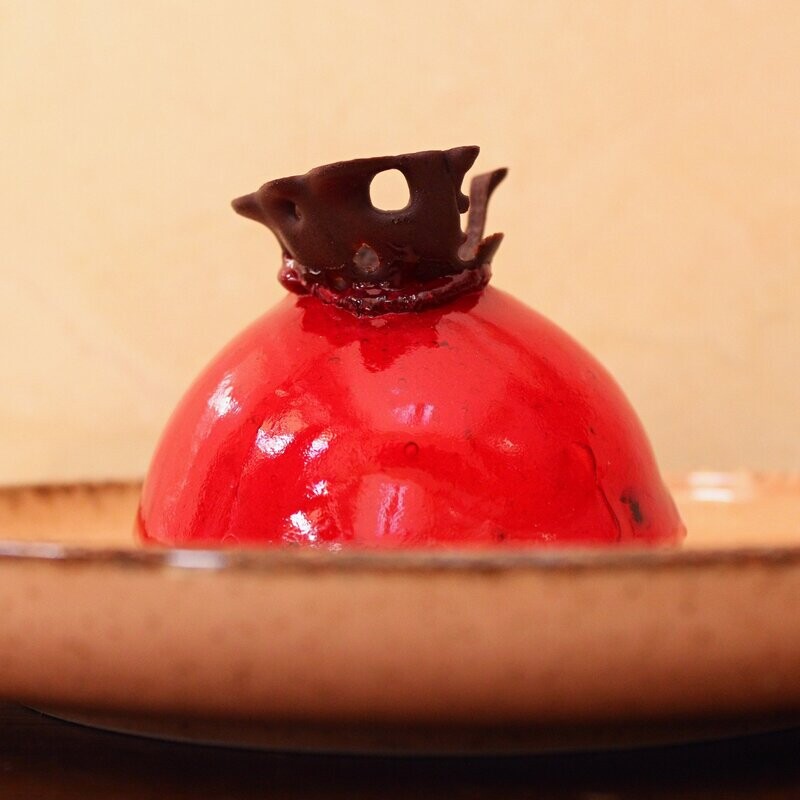 Cremoso de frutos rojos y cereza negra