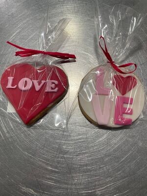 Galletas decoradas San Valentín