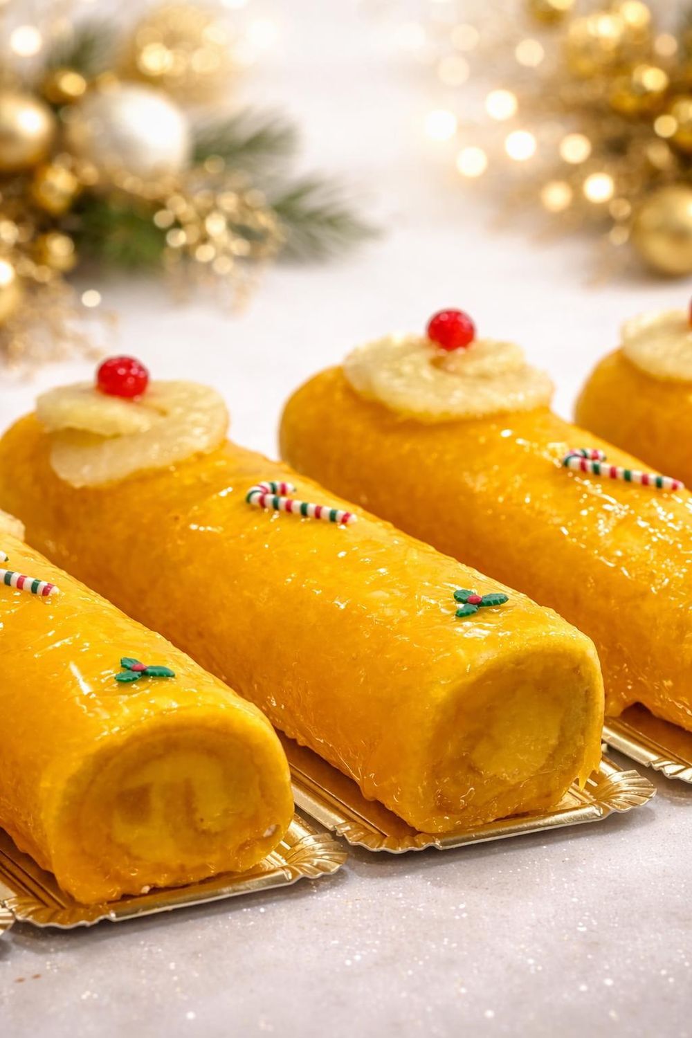 Brazo de frutas con nata - 12 raciones