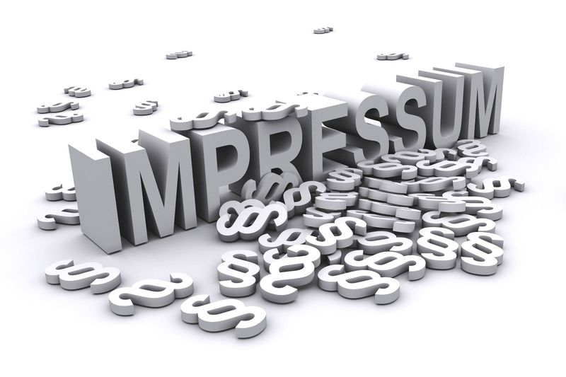 Impressum Impressum erstellen