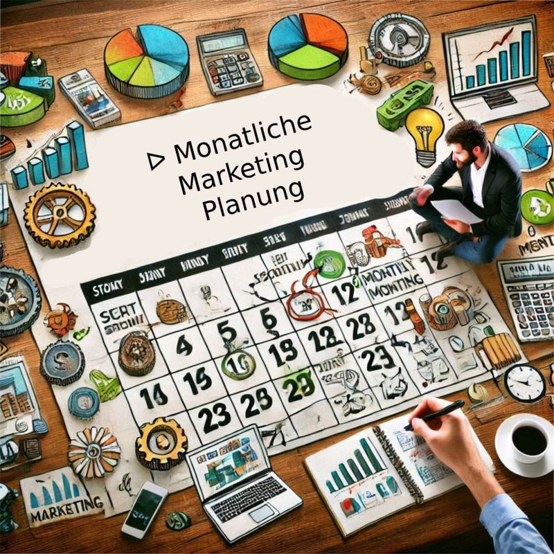 Monatliche Marketing Planung