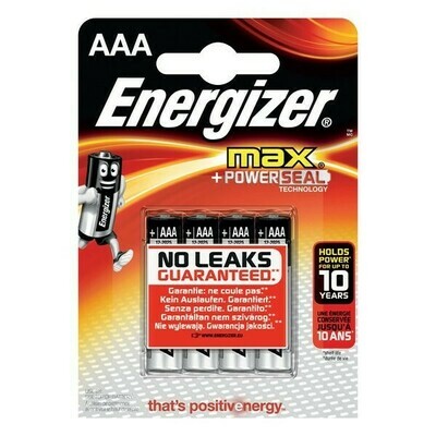 AAA Energizer batteries