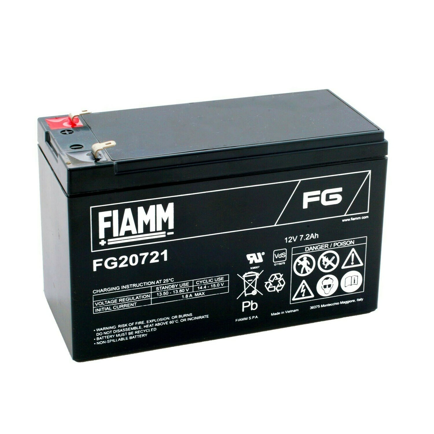 FIAMM 12V 7.2Ah battery
