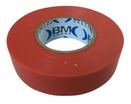 Red tape in PVC 25mm x 25m