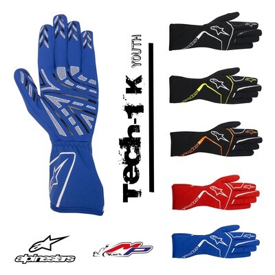 Guanti Alpinestars Tech-1 K Race S. BIMBO Guanti Alpinestars Tech-1 K Race S. BIMBO