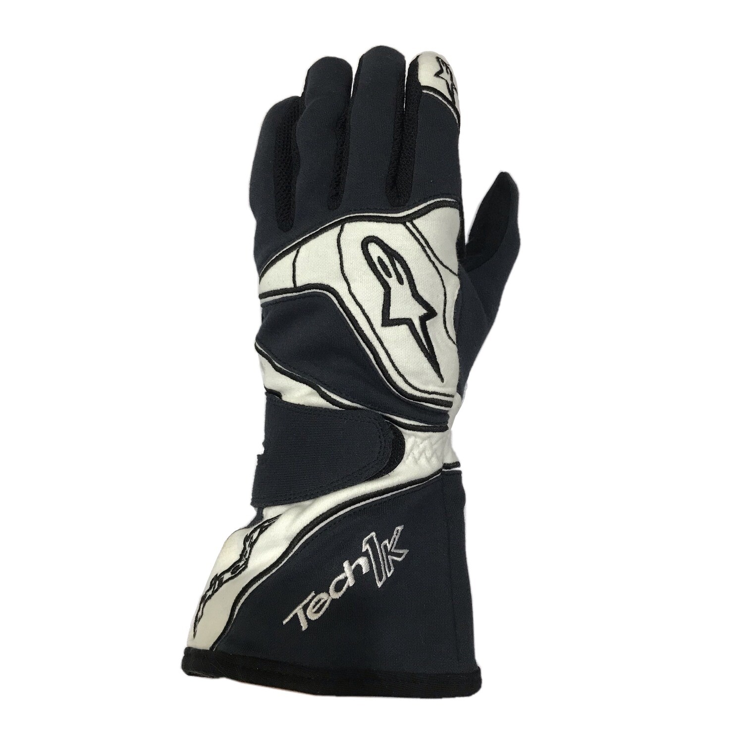 Alpinestars Tech 1-K Dark blue/White gloves