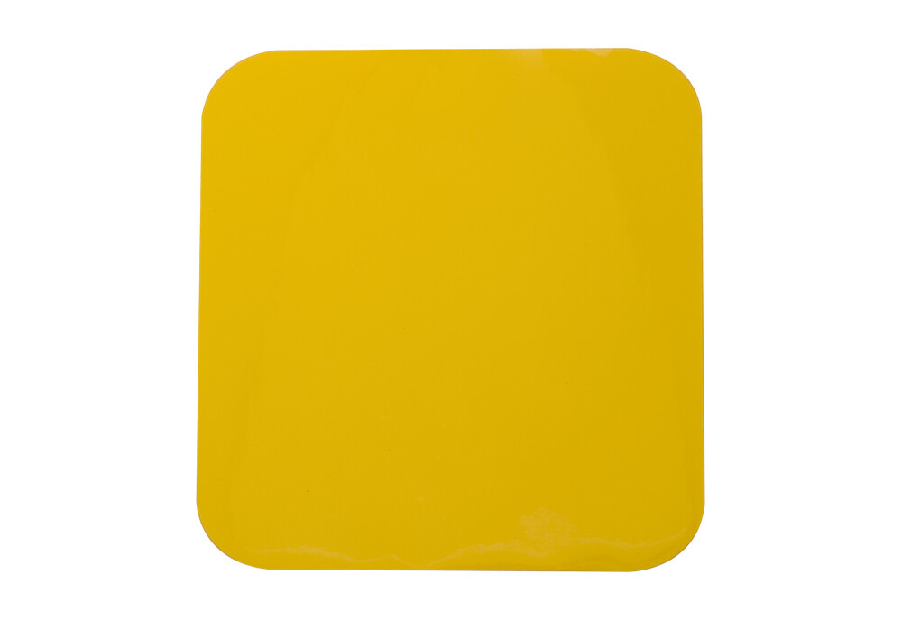 Yellow board sticker