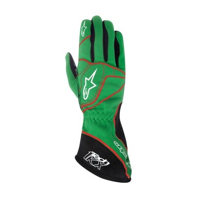 Guanti Alpinestars Tech 1-KX Verde/Rosso Guanti Alpinestars Tech 1-KX Verde/Rosso