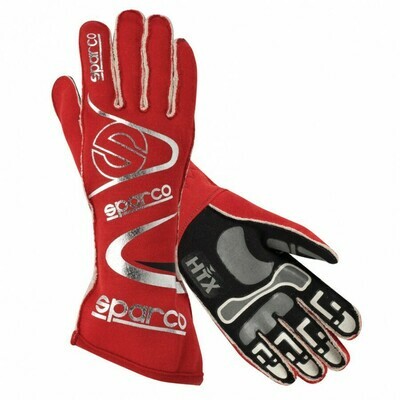 Guanti Sparco KG-7 Rosso/Argento (ignifughi) Guanti Sparco KG-7 Rosso/Argento (ignifughi)