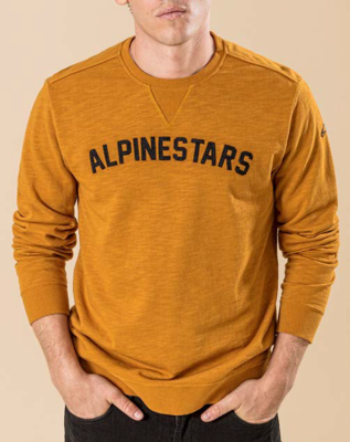 Felpa Alpinestars Judgement Mustard Felpa Alpinestars Judgement Mustard