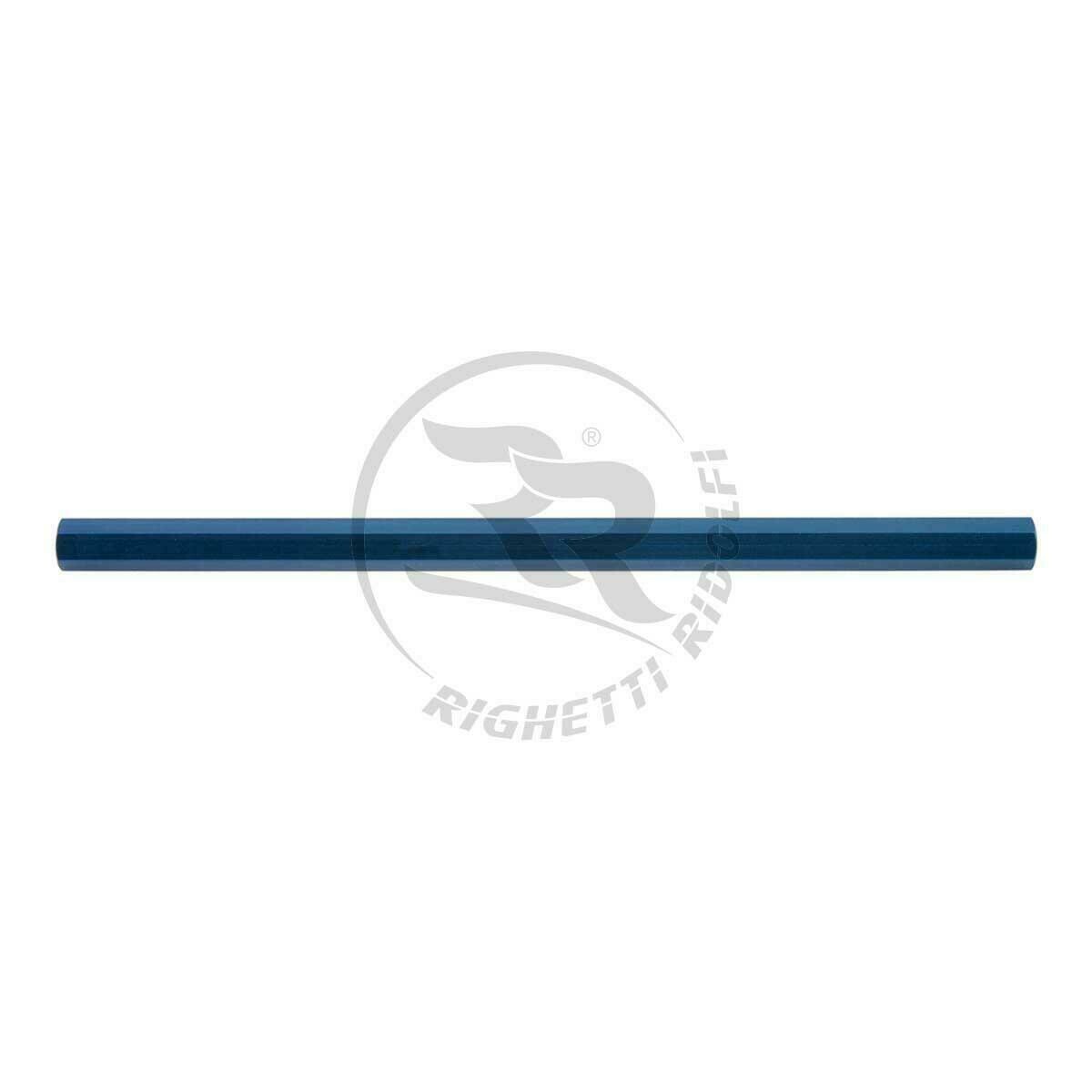 Hexagonal 265mm steering tie rod, Color: Blu