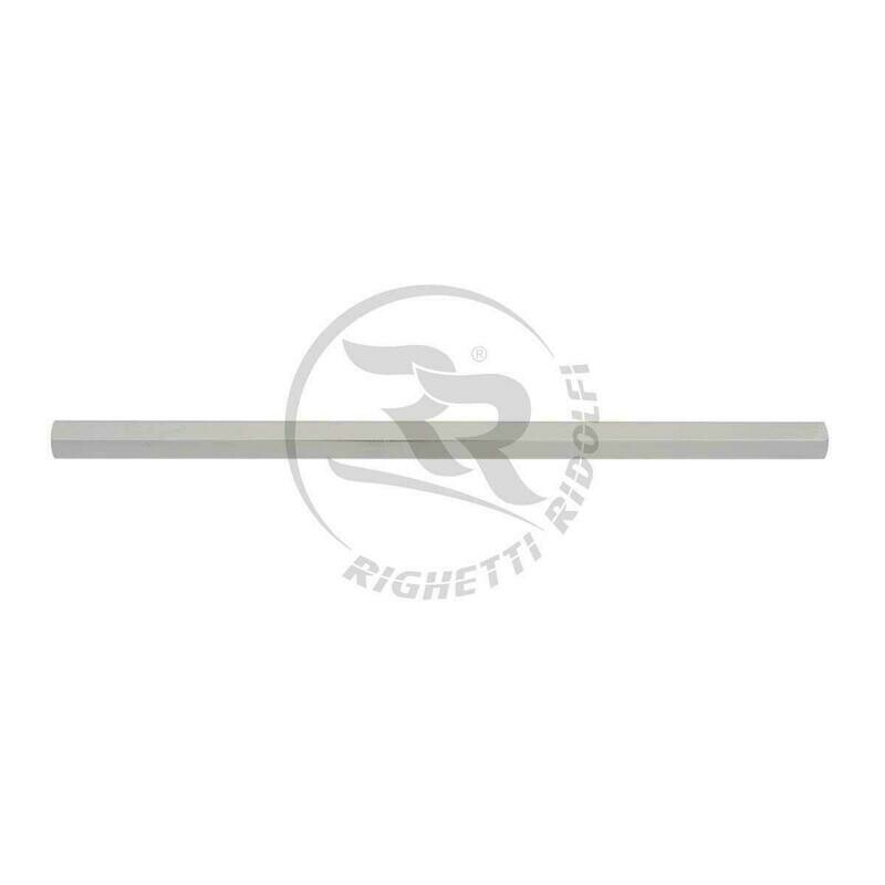 Hexagonal 270mm steering tie rod, Color: Argento