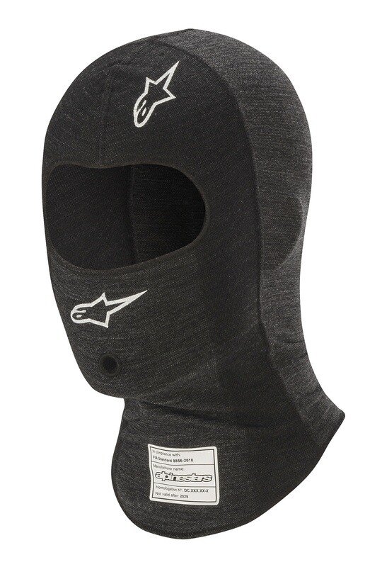 Alpinestars ZX Evo V2 Black / Gray balaclava