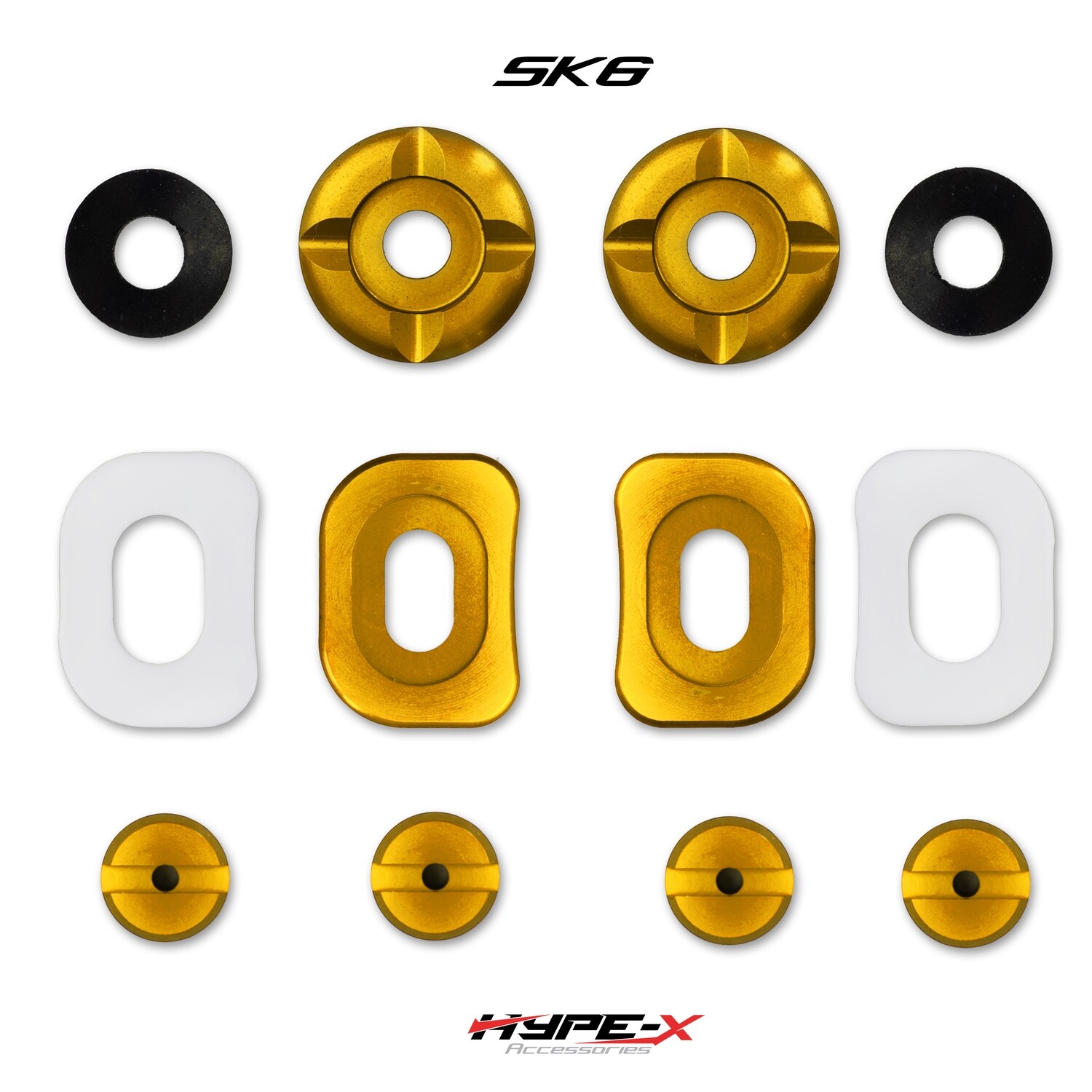 Hype-X Gold SK6 helmet screw kit