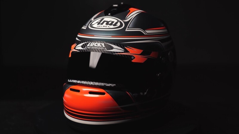 Arai GP6 verniciato Lucky Design Arai GP6 verniciato Lucky Design