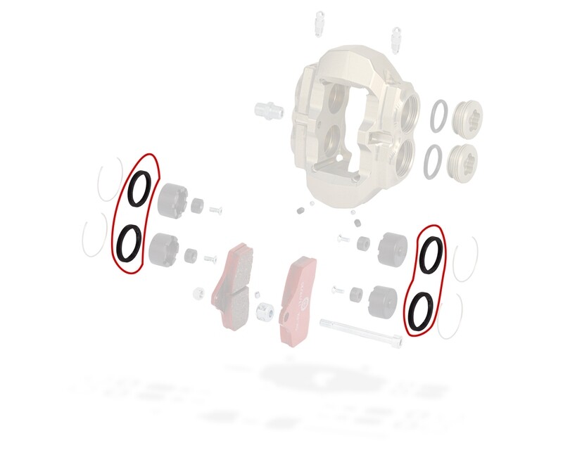 OTK Front KZ &amp; Rear mini caliper gasket