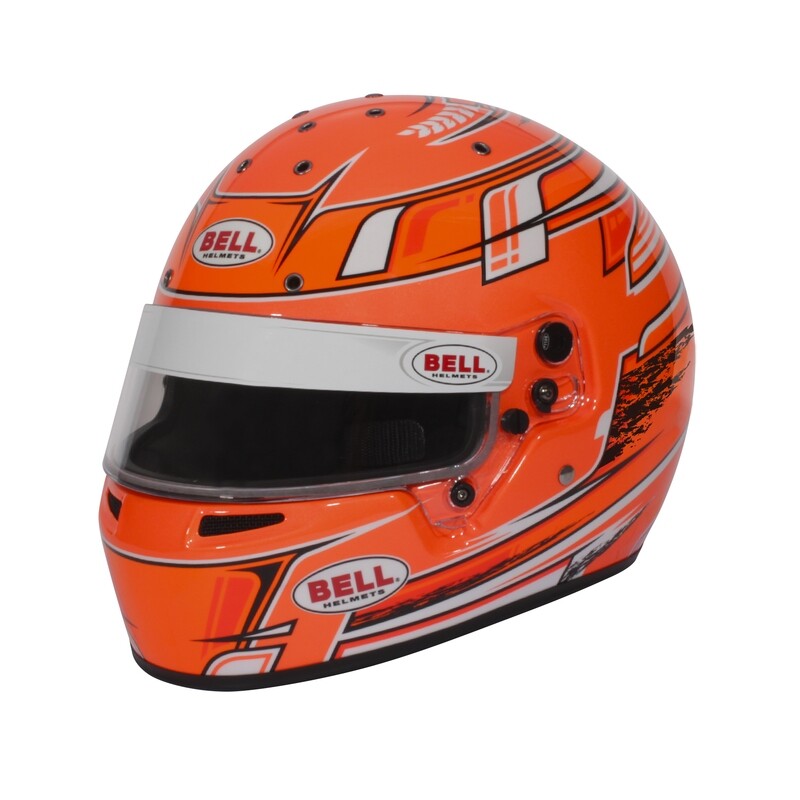 Bell KC7-CMR Champion Orange helmet