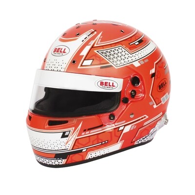 Casco Bell RS7 Pro Hans Stamina Rosso