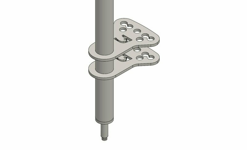 Parolin 420mm steering column